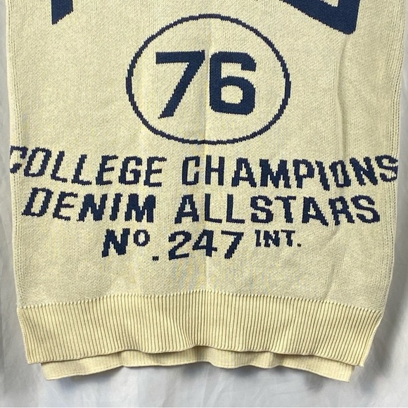 Urban Outfitters Knit Sweater Vest Tunic RAD College High Low Hem Size XS - Picture 14 of 16